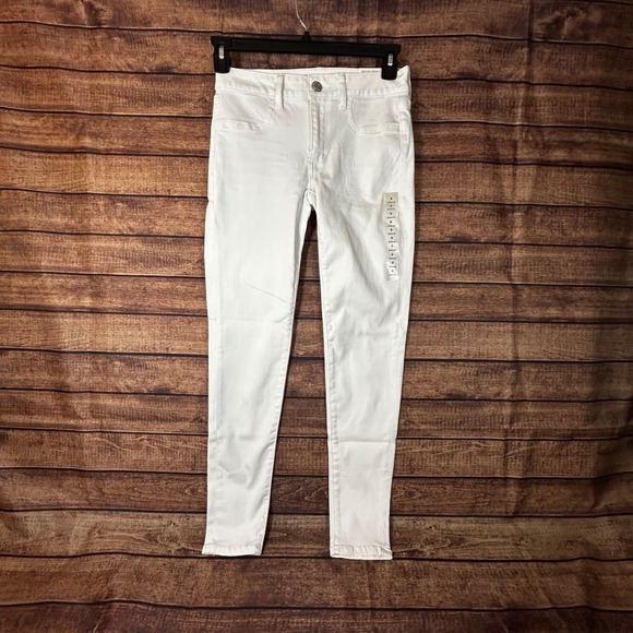 American Eagle Outfitters Denim - American Eagle Ne(x)t Level Stretch X White Low Rise Jeggings Skinny Jeans 6 Reg